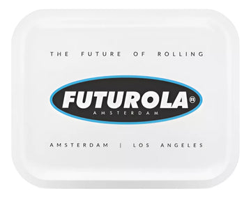 Charola Para Rolar Metal Bandeja Futurola Grande Blanca