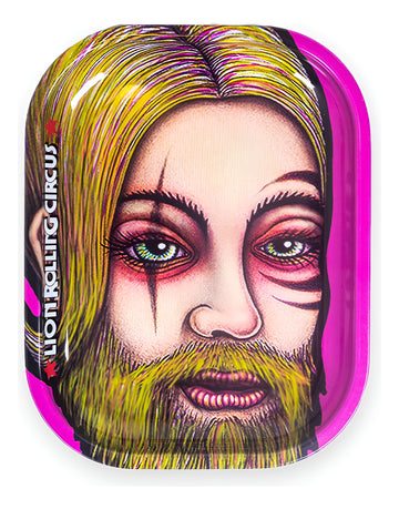 Charola Para Rolar Metal Bandeja Chica Lion Rolling Circus