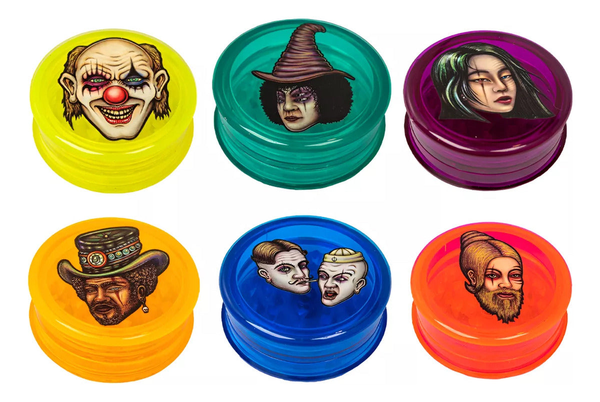 Grinder Acrilic 3 Partes Lion Rolling Circus