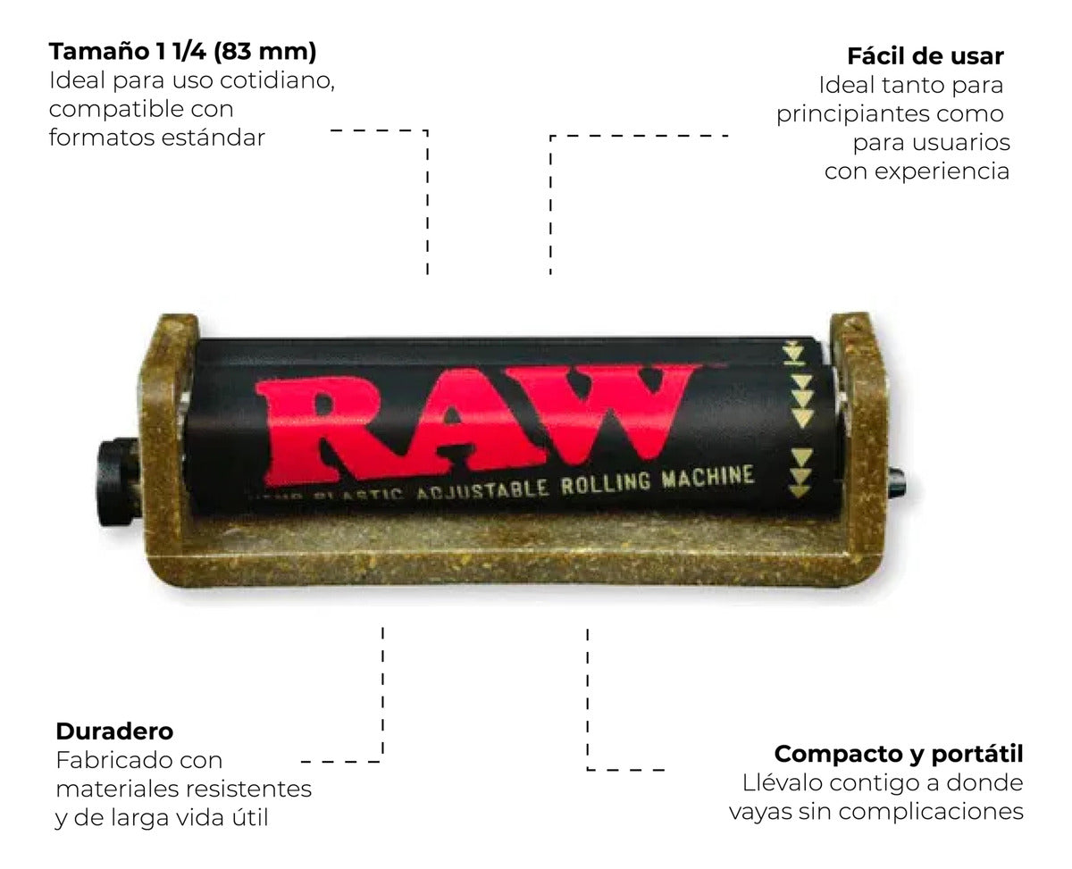 Rodillo Raw Black Para Cono 1 1/4 83mm