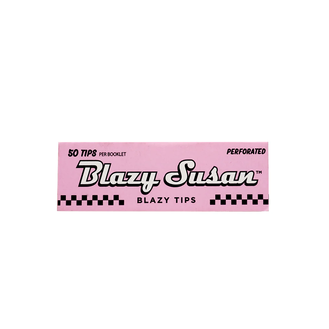 a pink sticker with black text and checkered patterns.