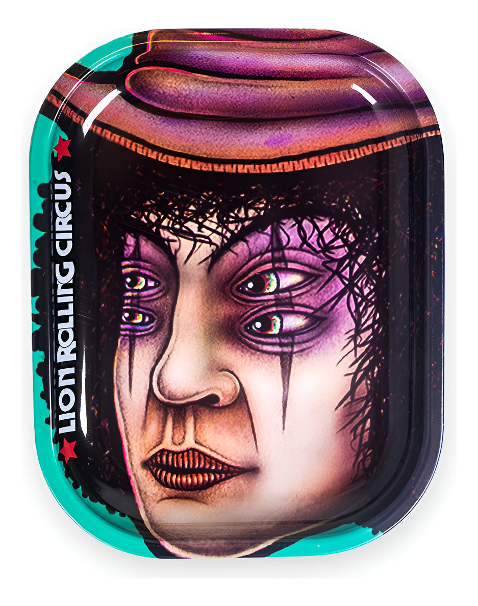 Charola Para Rolar Metal Bandeja Chica Lion Rolling Circus