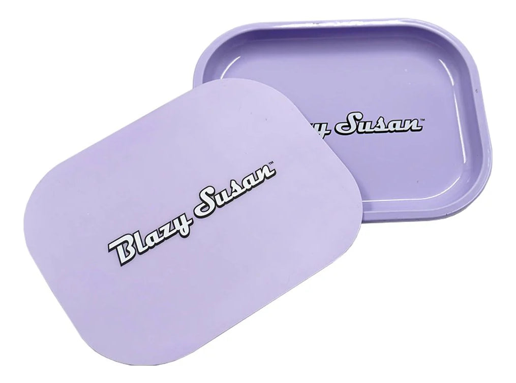 Cenicero Charola Con Tapa Morada Chica Blazy Susan
