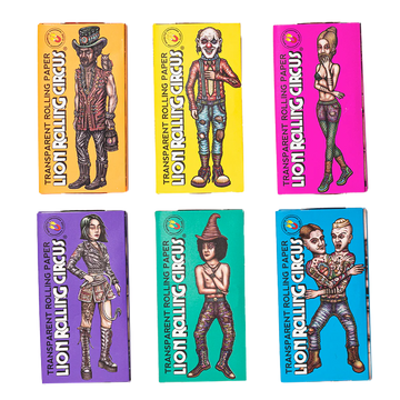 Papel de Liar Celulosa 1 1/4 50 Hojas por Paquete Lion Rolling Circus