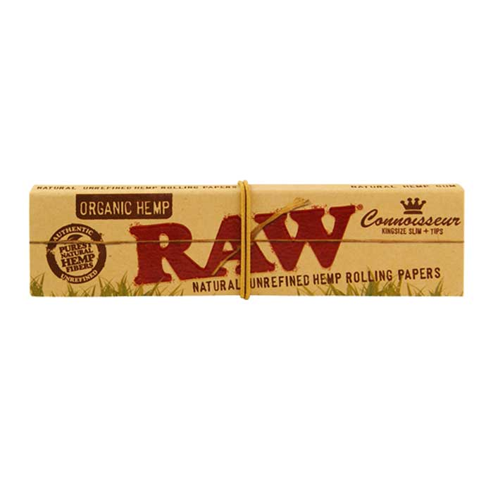 a package of organic Hemp Raw Rolling Papers.