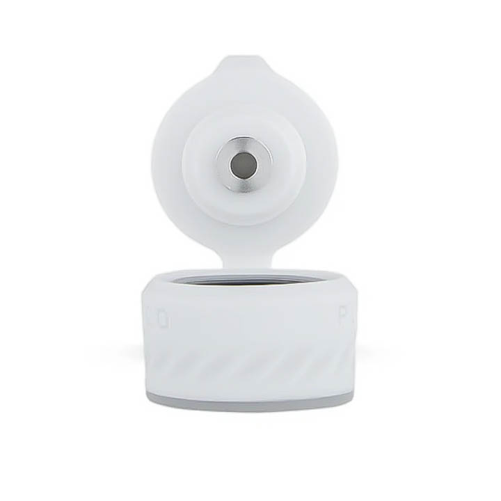 A white object with the word "PUFFCO" printed on it.