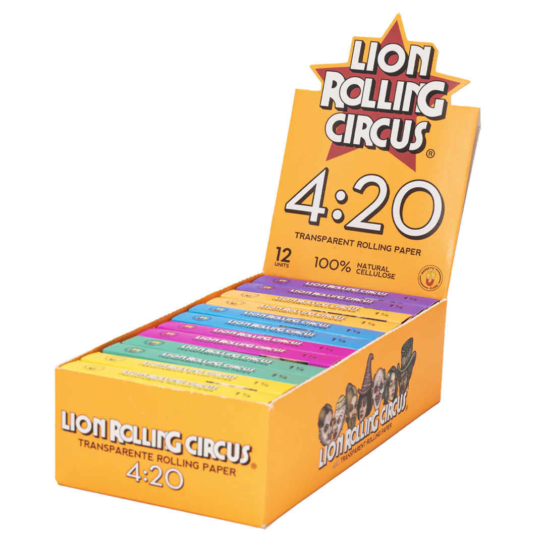 Papel de LIar Celulosa 1 1/4 420 Hojas por Paquete Lion Rolling Circus