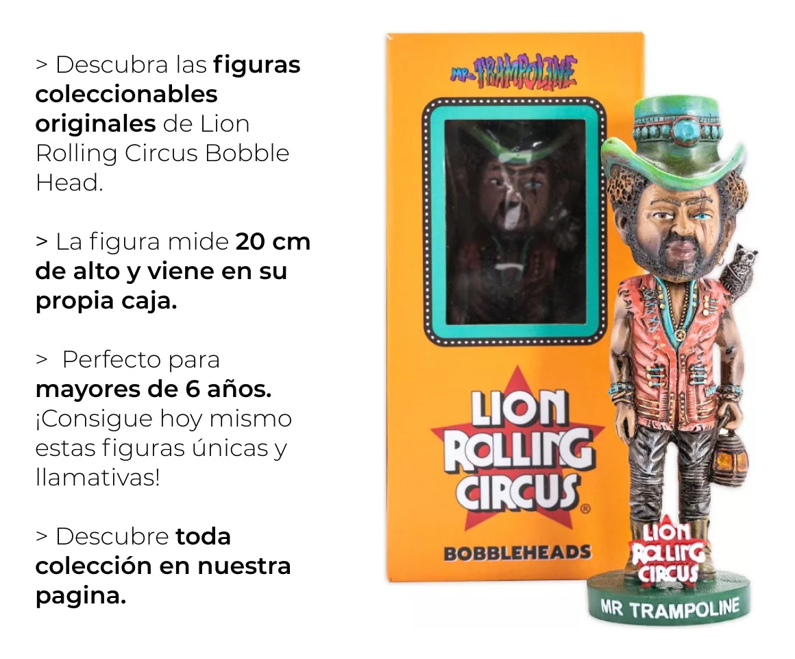Muñeco Mr. Trampoline Coleccionable Lion Rolling Circus - Up