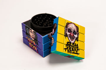 Grinder Acero Gold 4 Partes Lion Rolling Circus Color Colores Magic Cube