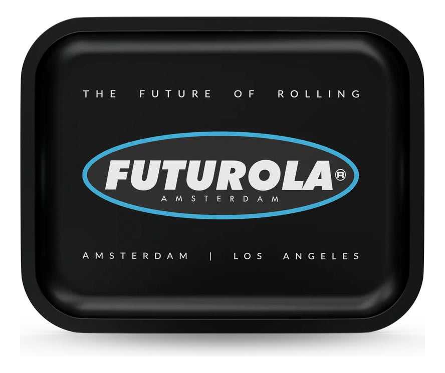 Charola Para Rolar Metal Bandeja Futurola Grande Negra
