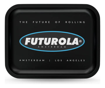 Charola Para Rolar Metal Bandeja Futurola Grande Negra