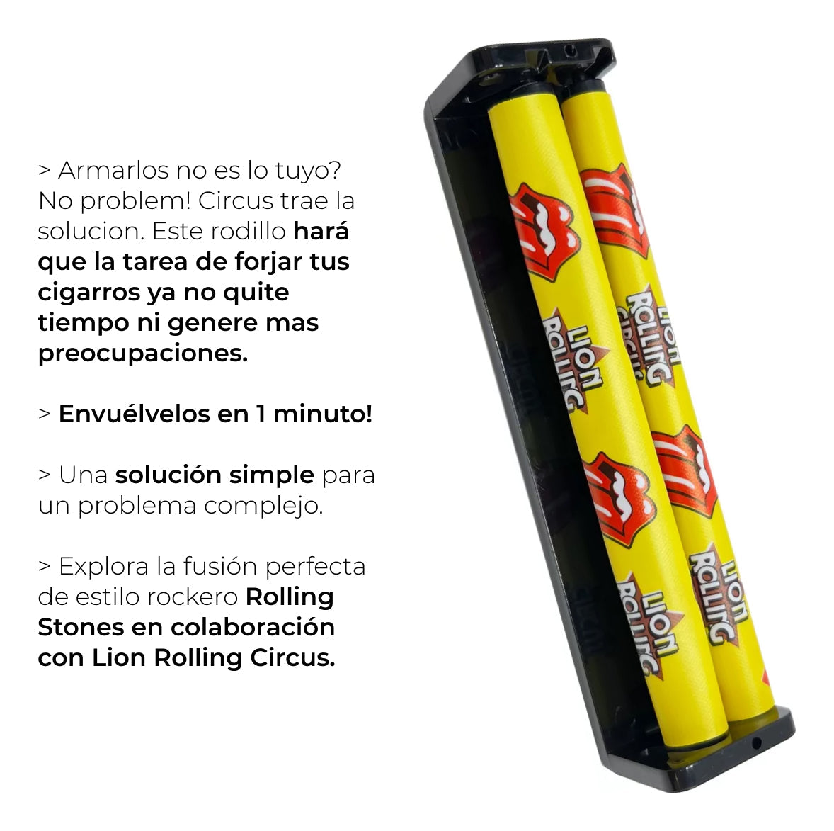 Maquina Armadora Big KingSize Lion Rolling Circus Stone