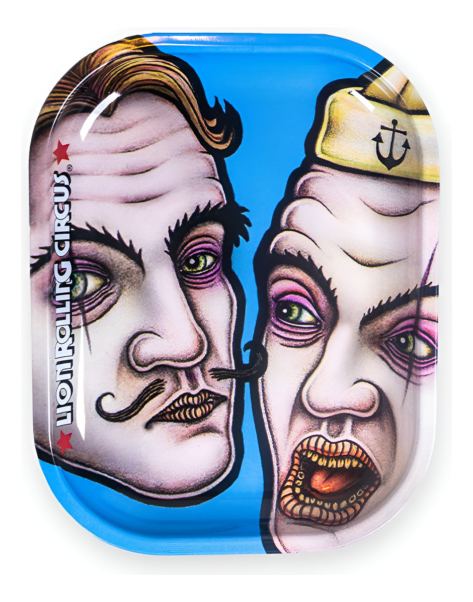 Charola Para Rolar Metal Bandeja Chica Lion Rolling Circus