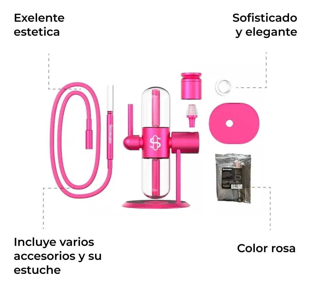 Stundenglass Sexy Pink Gravity Bong Infuser Kompact