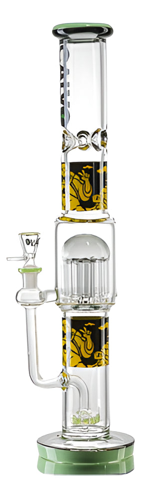 Bong Calvo Glass Tubo Recto Arbol Perc Version Dragon Ball