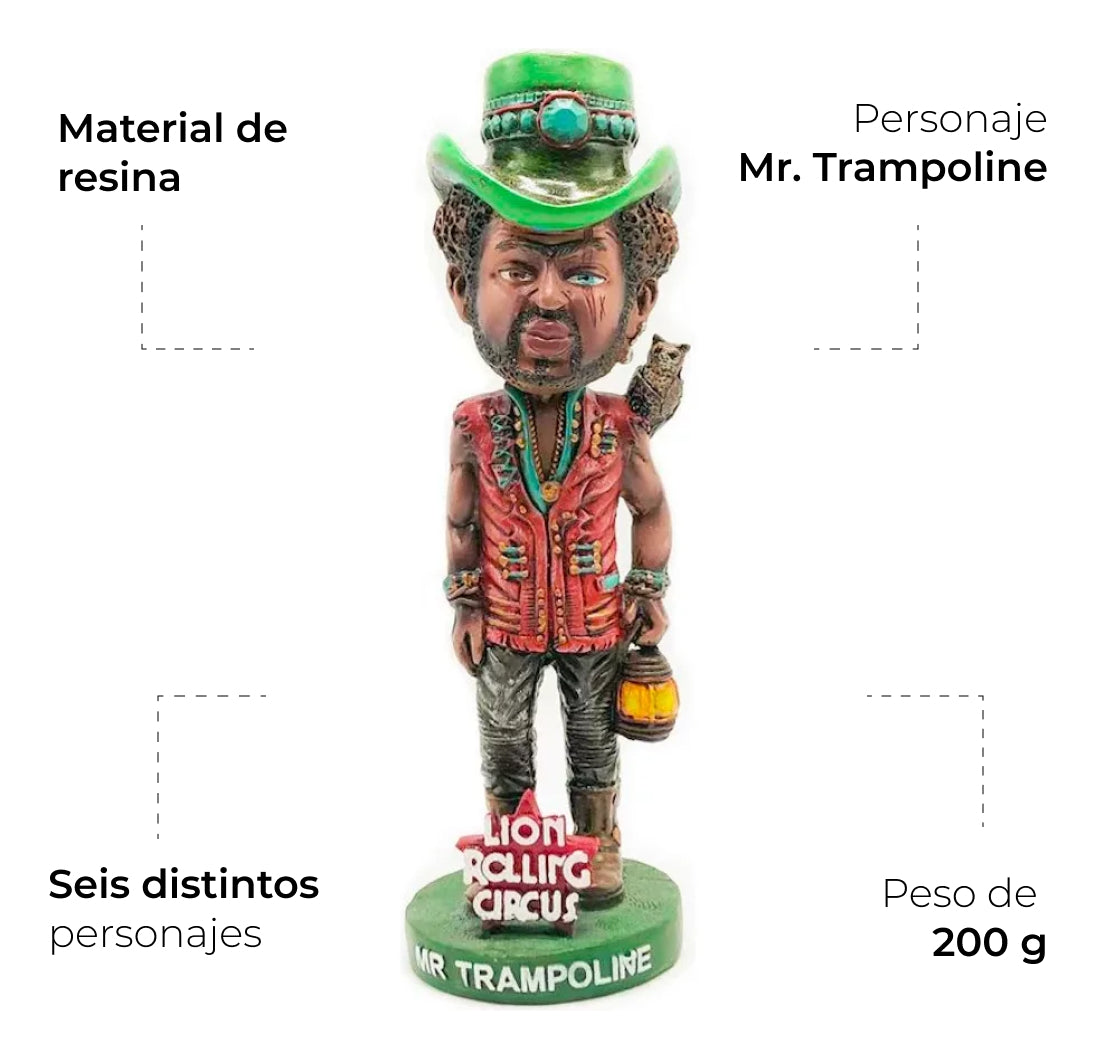 Muñeco Mr. Trampoline Coleccionable Lion Rolling Circus - Up