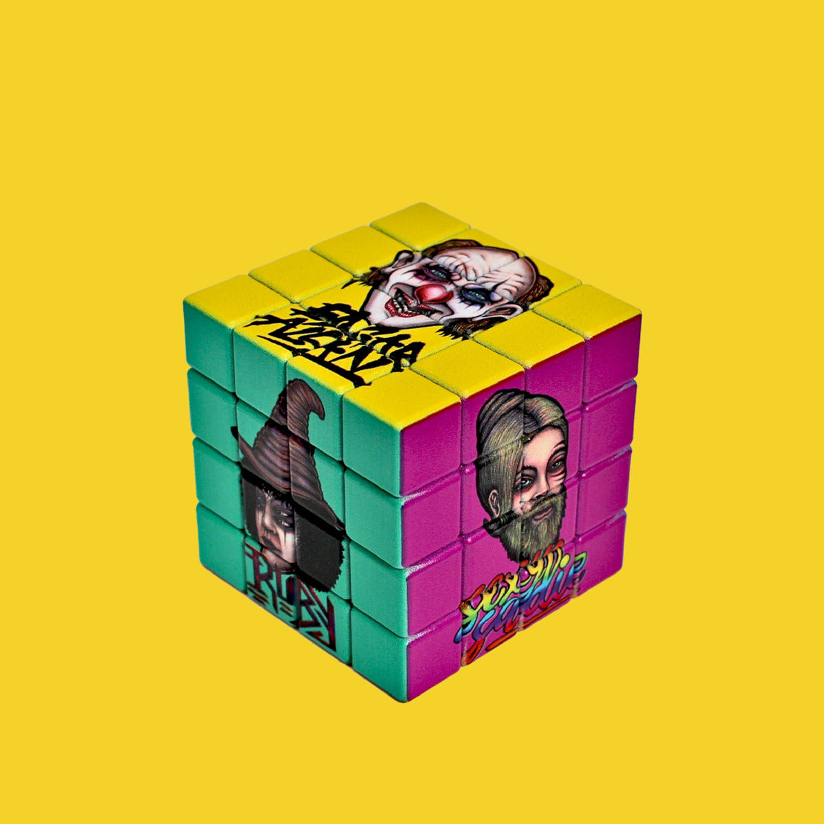 Grinder Acero Gold 4 Partes Lion Rolling Circus Color Colores Magic Cube
