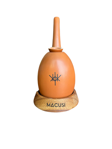 Pipa Bong Macusi Ceramica Artesanal Bubbler Ladrillo