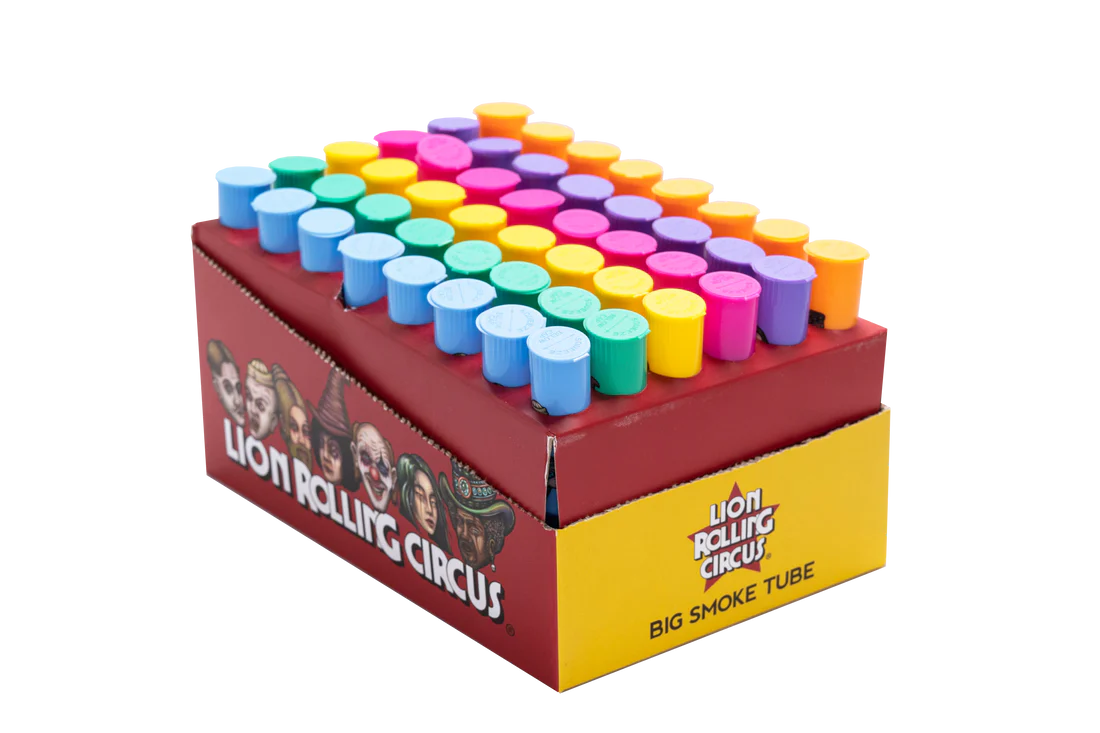Tubo Envase para Cono Big Smoke Lion Rolling Circus Stones