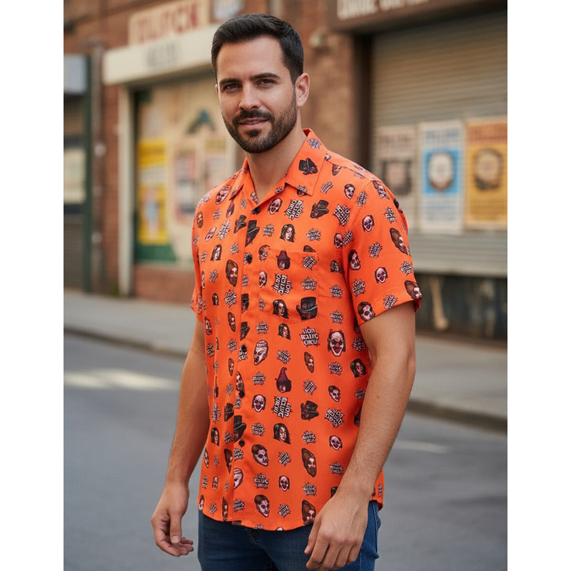Camisa Manga Corta Lion Rolling Circus