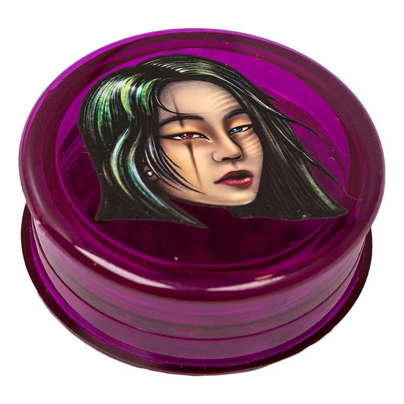 Grinder Acrilico 3 Partes 50mm Lion Rolling Circus