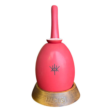 Pipa Bong Macusi Ceramica Artesanal Bubbler Rojo