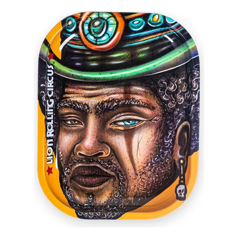 Charola De Metal Bandeja Chica Full Print Lion Rolling Circus