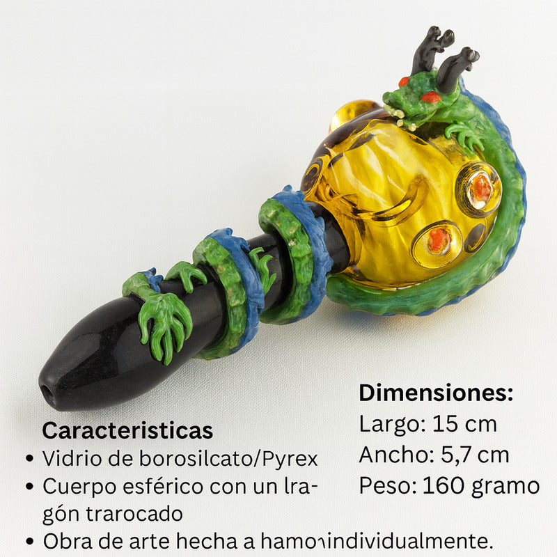 Bong Empire Glassworks Pipa Esfera De Dragon Esfera Dragon Verde