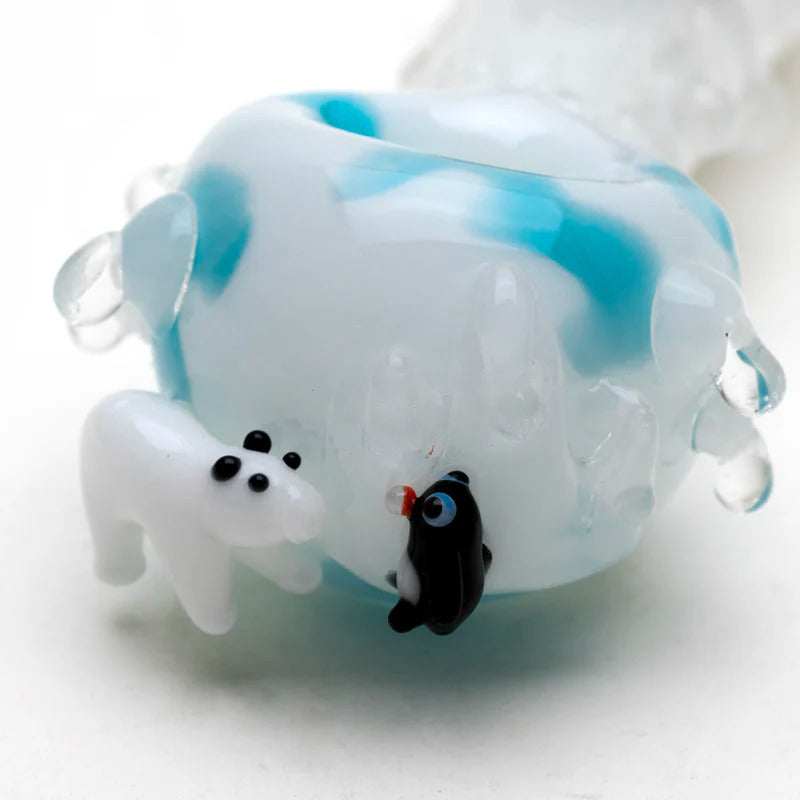 Bong Empire Glassworks Pipa Pingüinos Helados Pingüinos Helados