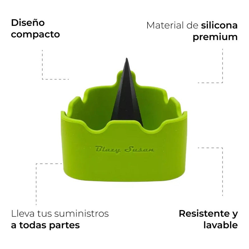 Cenicero De Silicon Resistente Y Lavable Blazy Susan