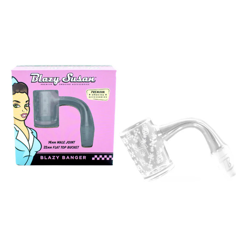 Banger De Cristal 14mm Bong Blazy Susan Claro