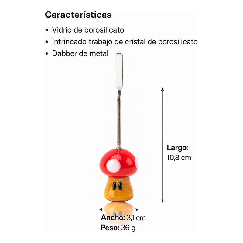 Dabber Espatula Diseño Empire Glassworks Hongo