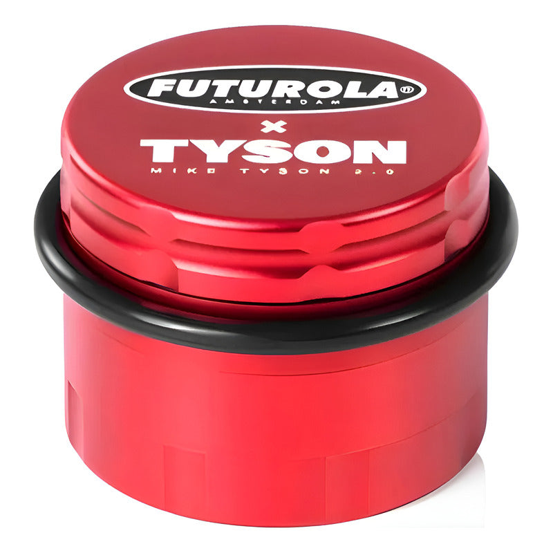 Grinder Grande  4 Piezas Rojo Futurola X Mike Tyson 2.0