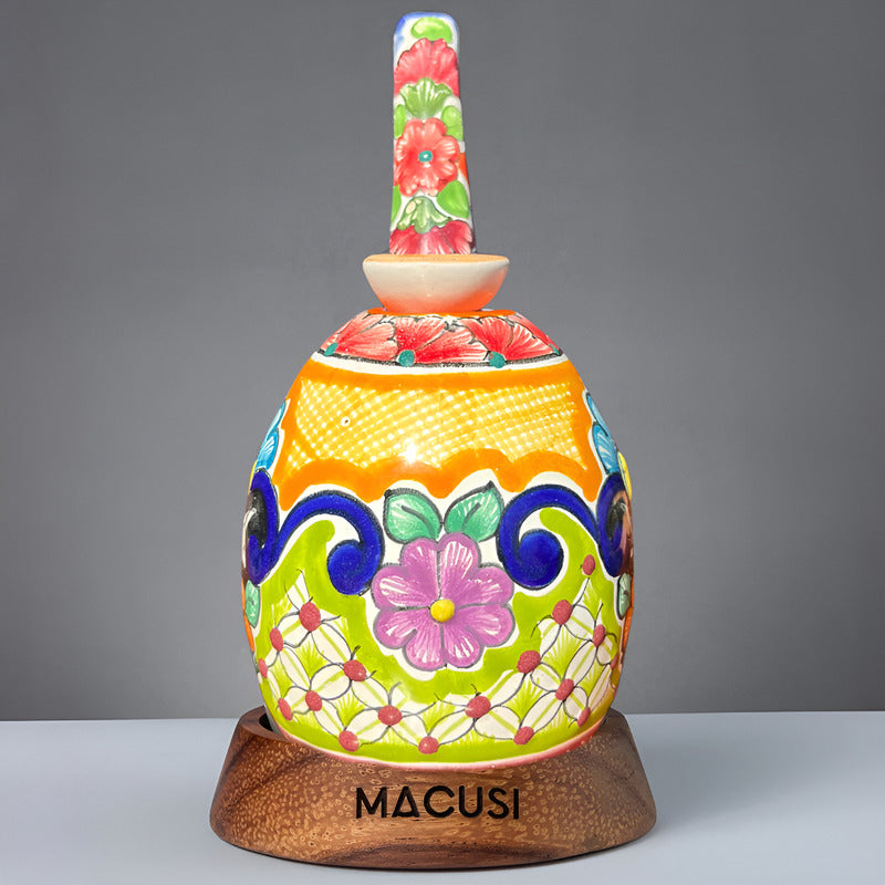 Pipa Bong Macusi Ceramica Artesanal Bubbler Talaveriado Verde