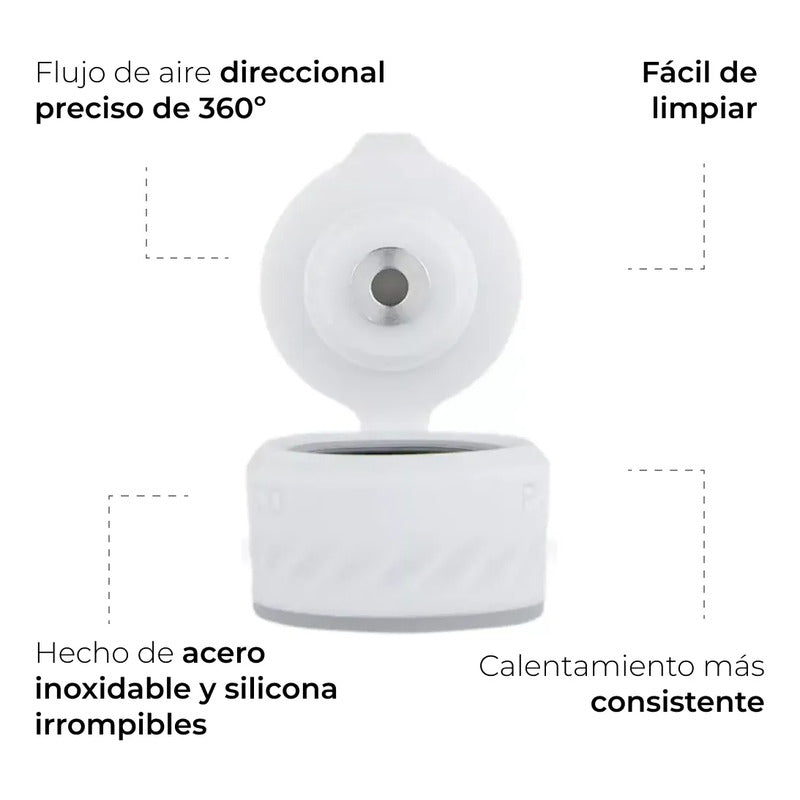 Puffco Peak Pro Joystick Cap Pearl Blanco