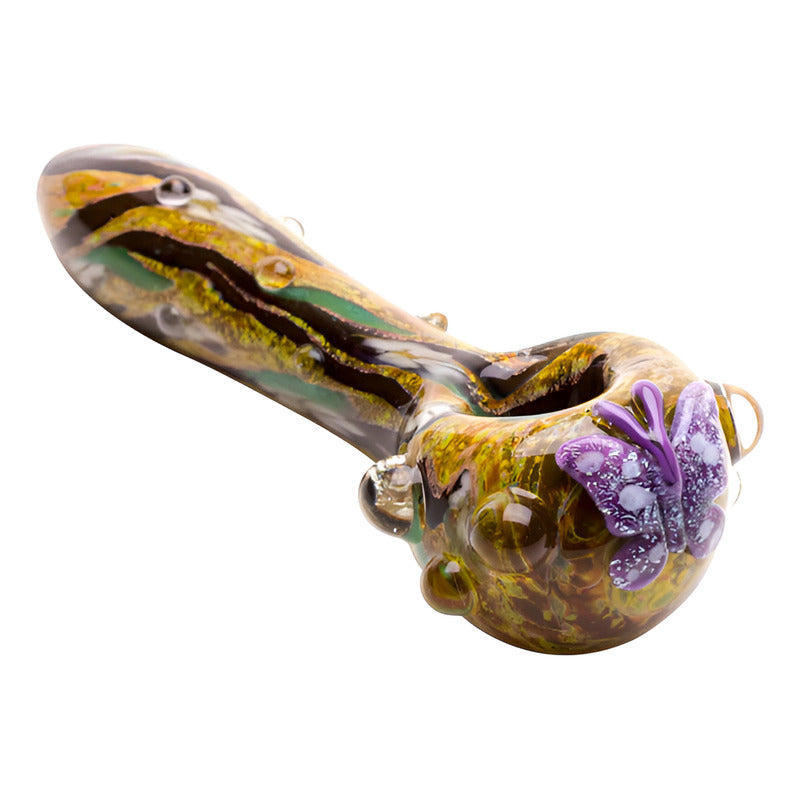 Bong Empire Glassworks Pipa Viola Butterfly Mariposa