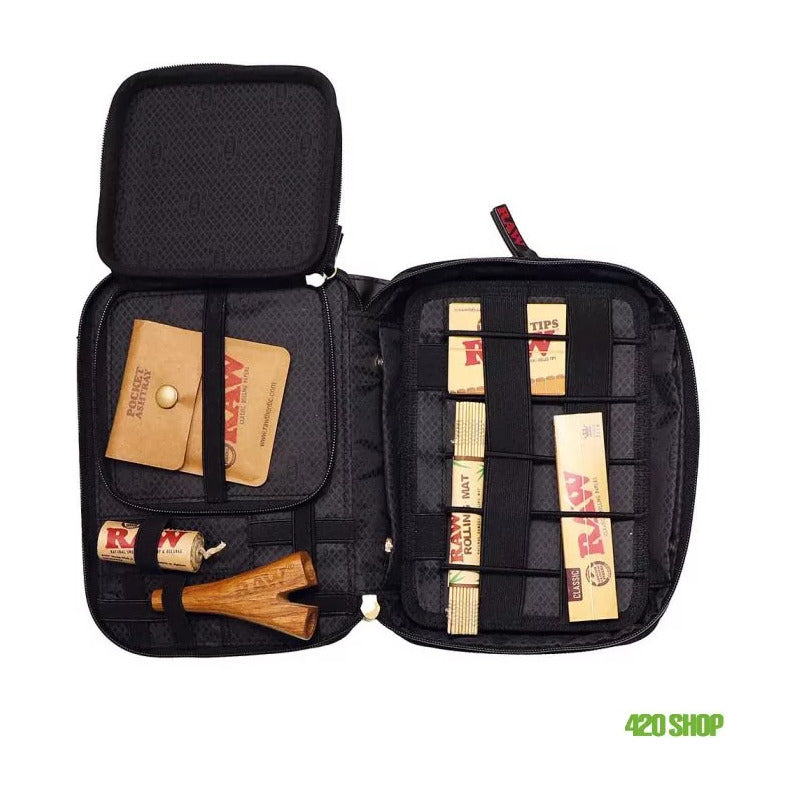 Bolsa Estuche Raw Weekender Bag Negro Lunares