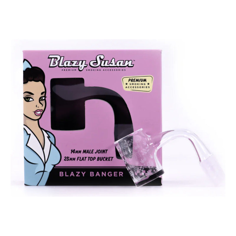 Banger De Cristal 14mm Bong Blazy Susan Claro