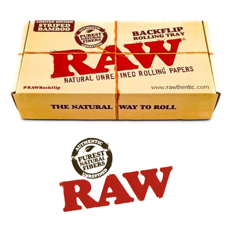 Raw Bandeja De Bamboo Tray Charola Caja Con Imanes Rasta