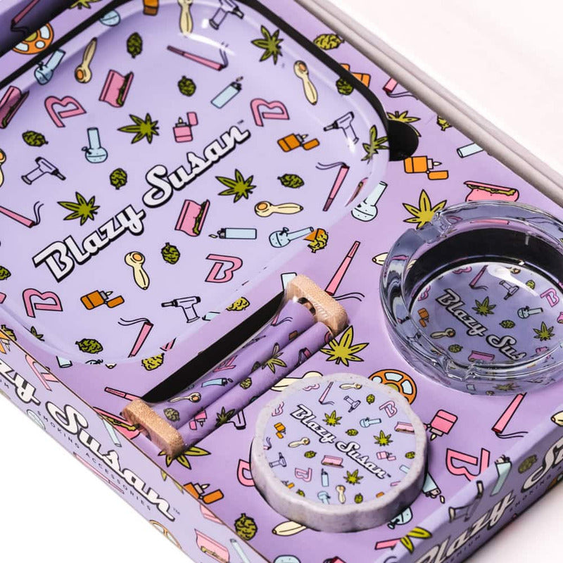 Kit Accesorios Blazy Susan Charola Cenicero Grinder Maquina