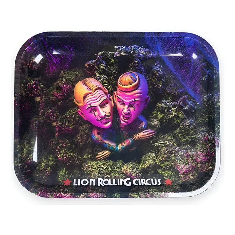 Charola De Metal Bandeja Grande Lion Rolling Circus