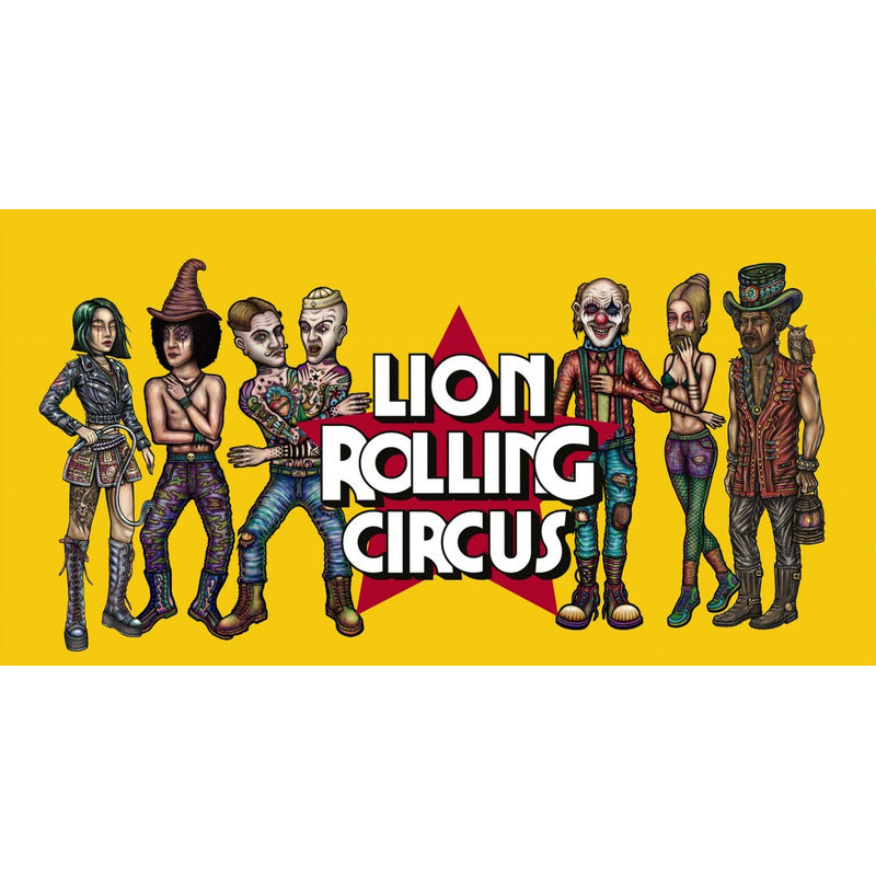 Camisa Manga Corta Lion Rolling Circus