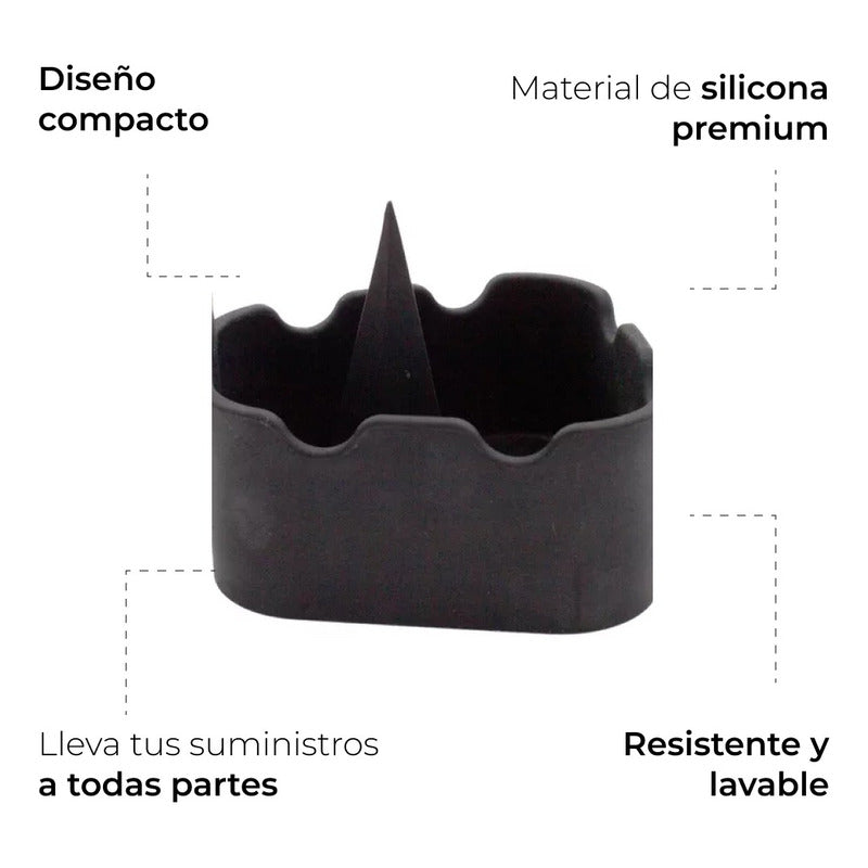 Cenicero De Silicon Resistente Y Lavable Blazy Susan