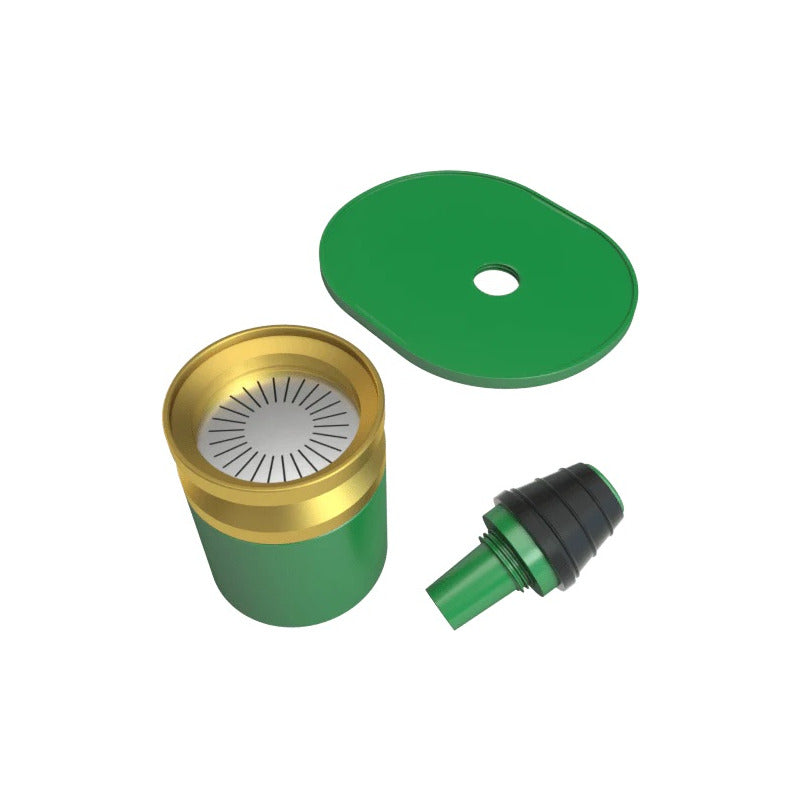 Stündenglass® Gravity Infuser Hookah 360° Greenthumb Verde Narguile