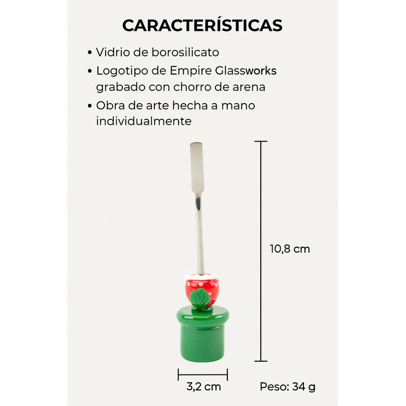 Dabber Espatula Diseño Empire Glassworks Piraña