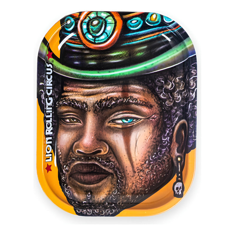 Charola De Metal Bandeja Chica Full Print Lion Rolling Circus