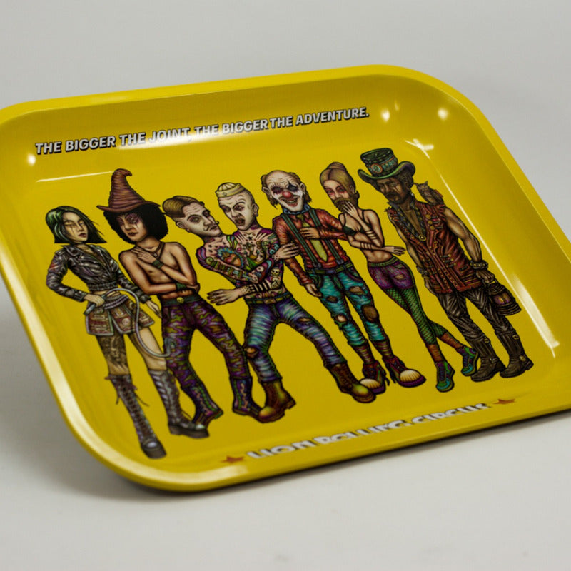 Charola De Metal Bandeja Grande Lion Rolling Circus