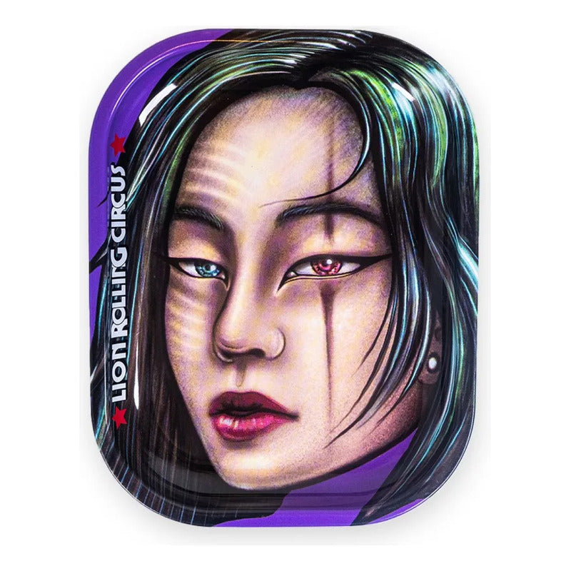 Charola De Metal Bandeja Chica Full Print Lion Rolling Circus