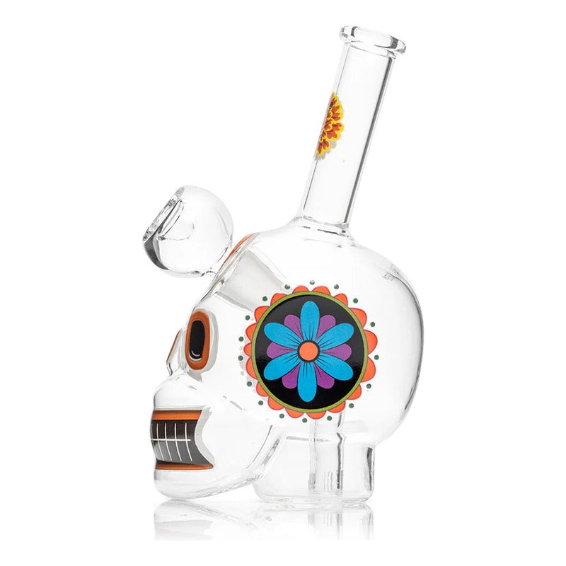 Bong Hemper Dia De Los Muertos Skull Día De Los Muertos