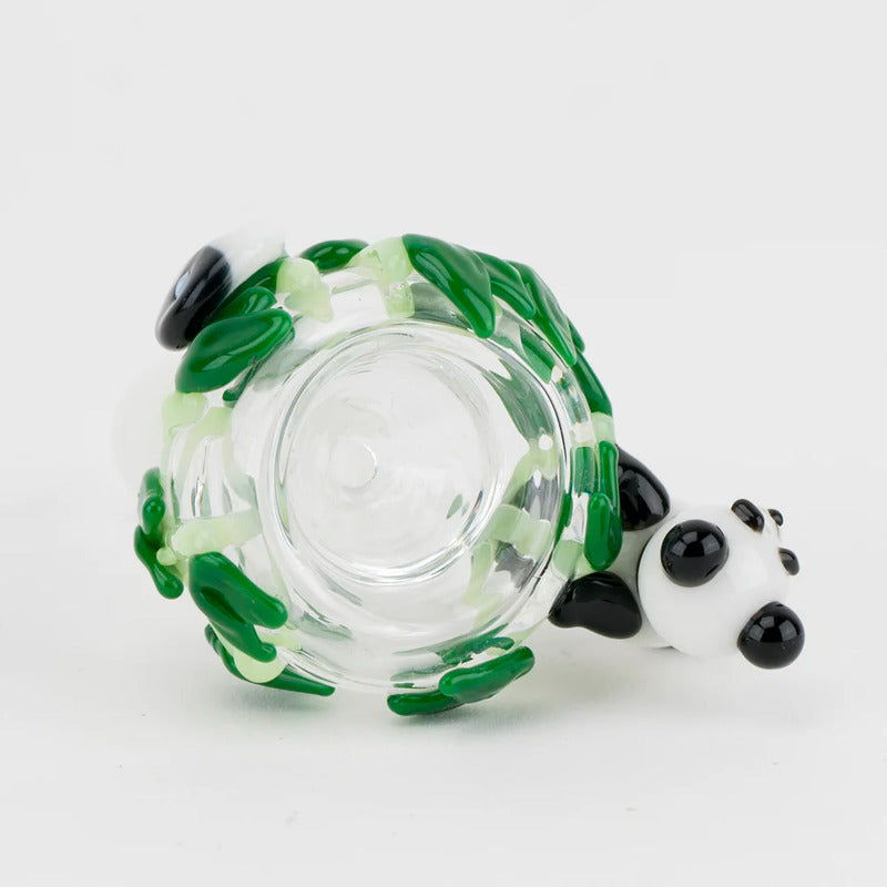 Pieza Para Bong Empire Glassworks Panda Cub Panda Blanco